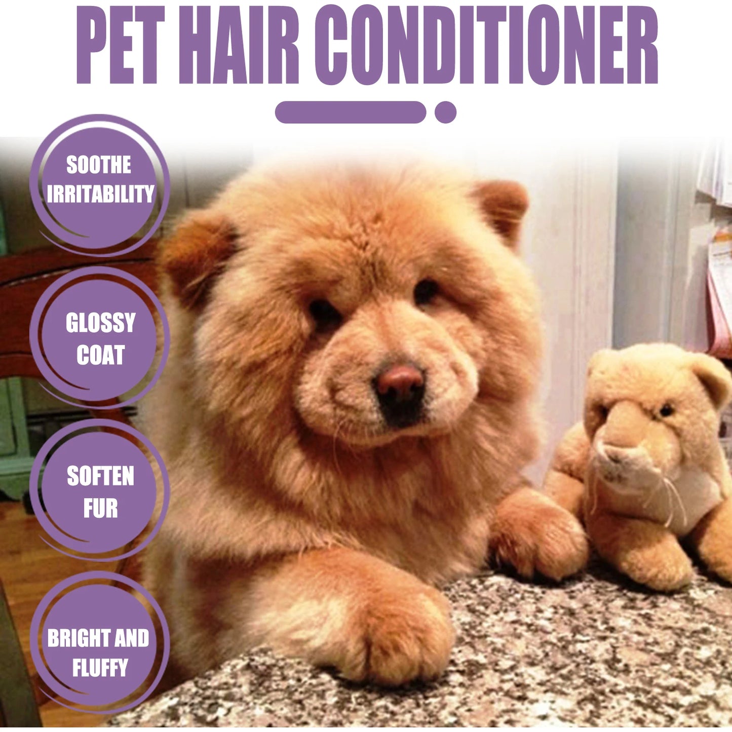 Non-Knotted Pet Hair Care Cream