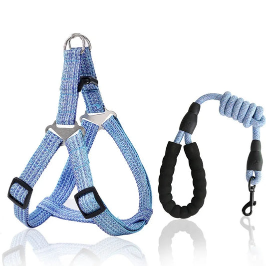 New Nylon Dog Harness, No Pull Adjustable Vest