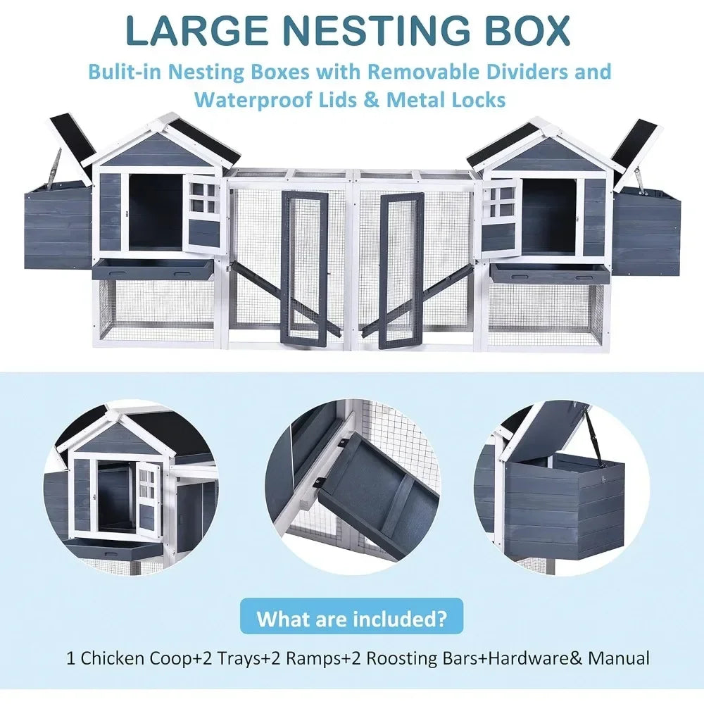 Chicken Coop with Nesting Box