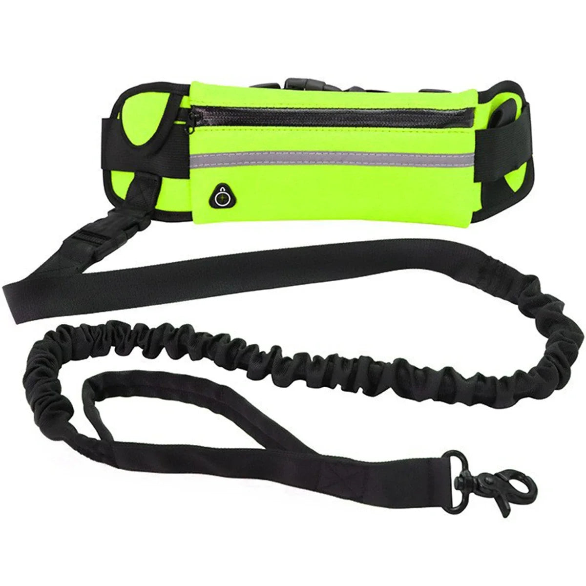 Hands Free Dog Leash, Reflective Leash with Waist Bag