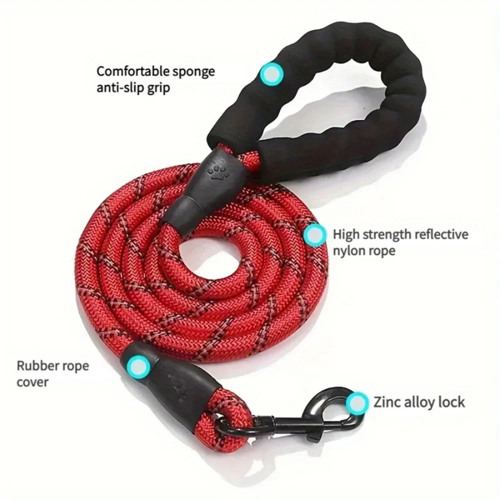 Pet Dog Leash, Dog Leads with Soft Padded Handle