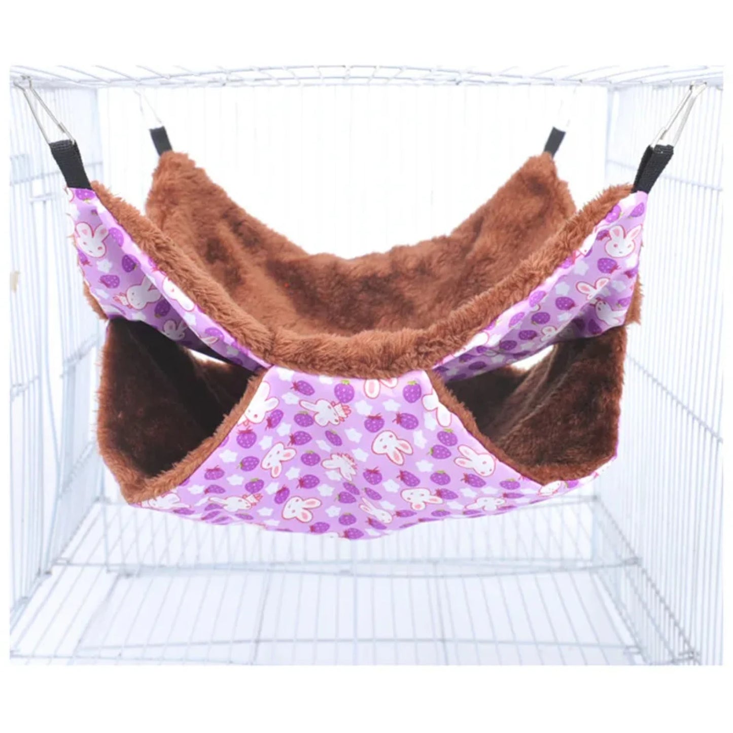 Fleece-lined Pet Hammock For Small Animals