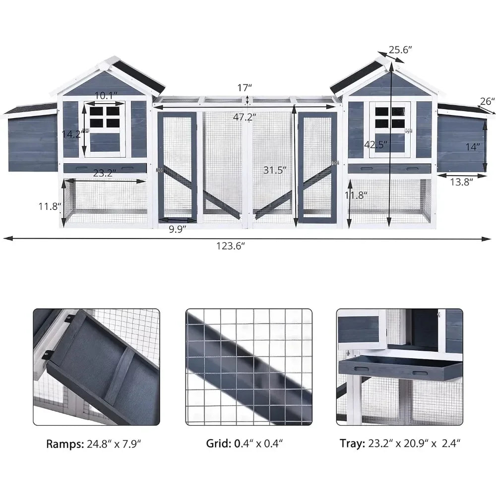 Chicken Coop with Nesting Box