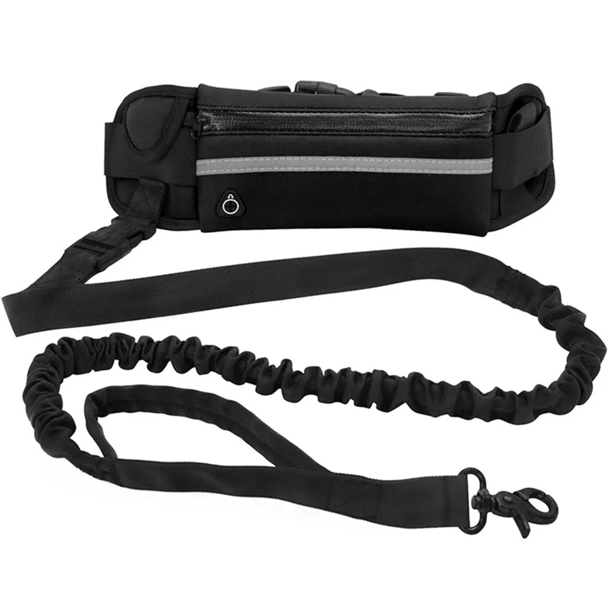 Hands Free Dog Leash, Reflective Leash with Waist Bag