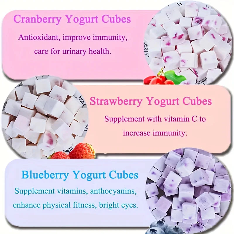 2-Pack Fruit Yogurt Cubes For Dogs Or Cats