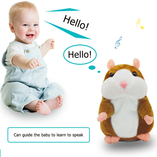 Cute Walking Talking Hamster Plush Animal Doll