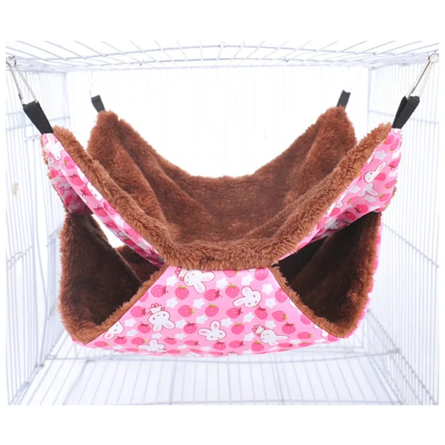 Fleece-lined Pet Hammock For Small Animals