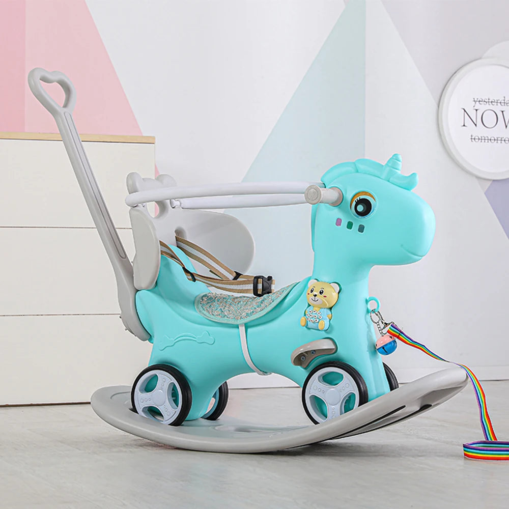 5 in 1 Rocking Horse for Toddlers 1-3 Years Old,