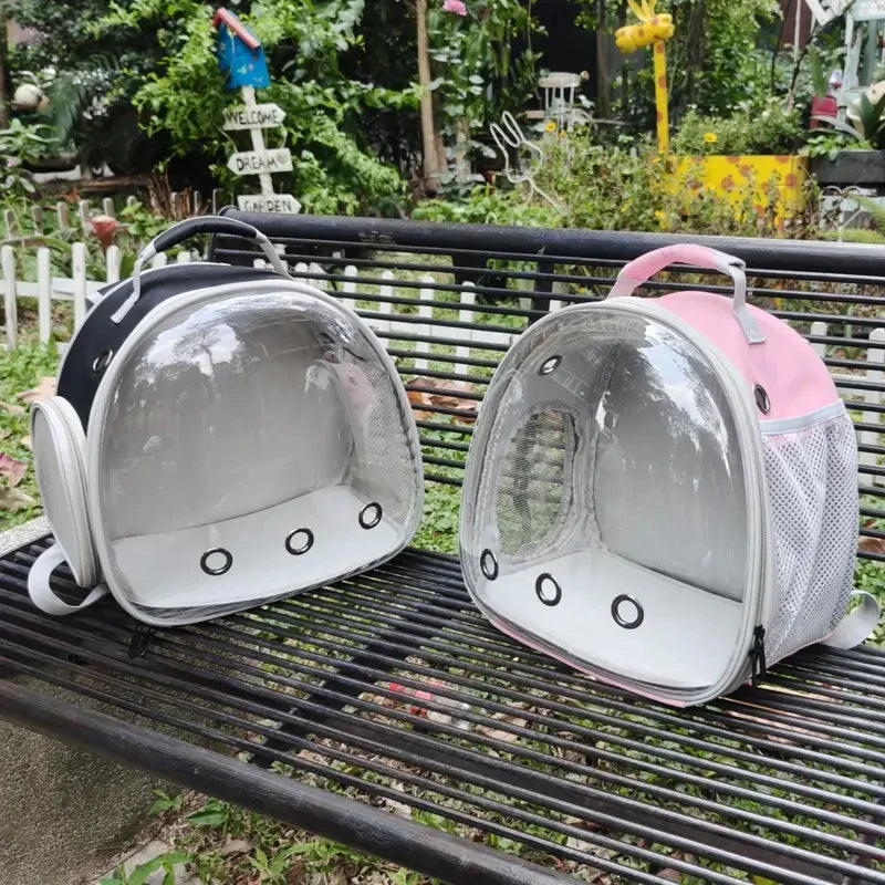 Backpack Carrier Space Capsule for Small Animals and for Outdoor Travel