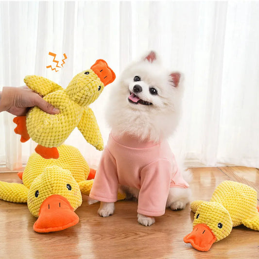 Dog Calming Duck Toy, Quacking Pet Toys f