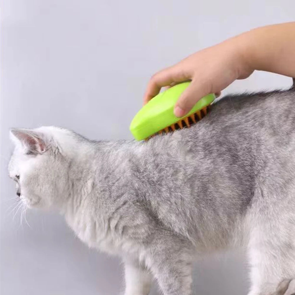 3 In 1 Cat Steamy Brush, Dog Grooming Comb