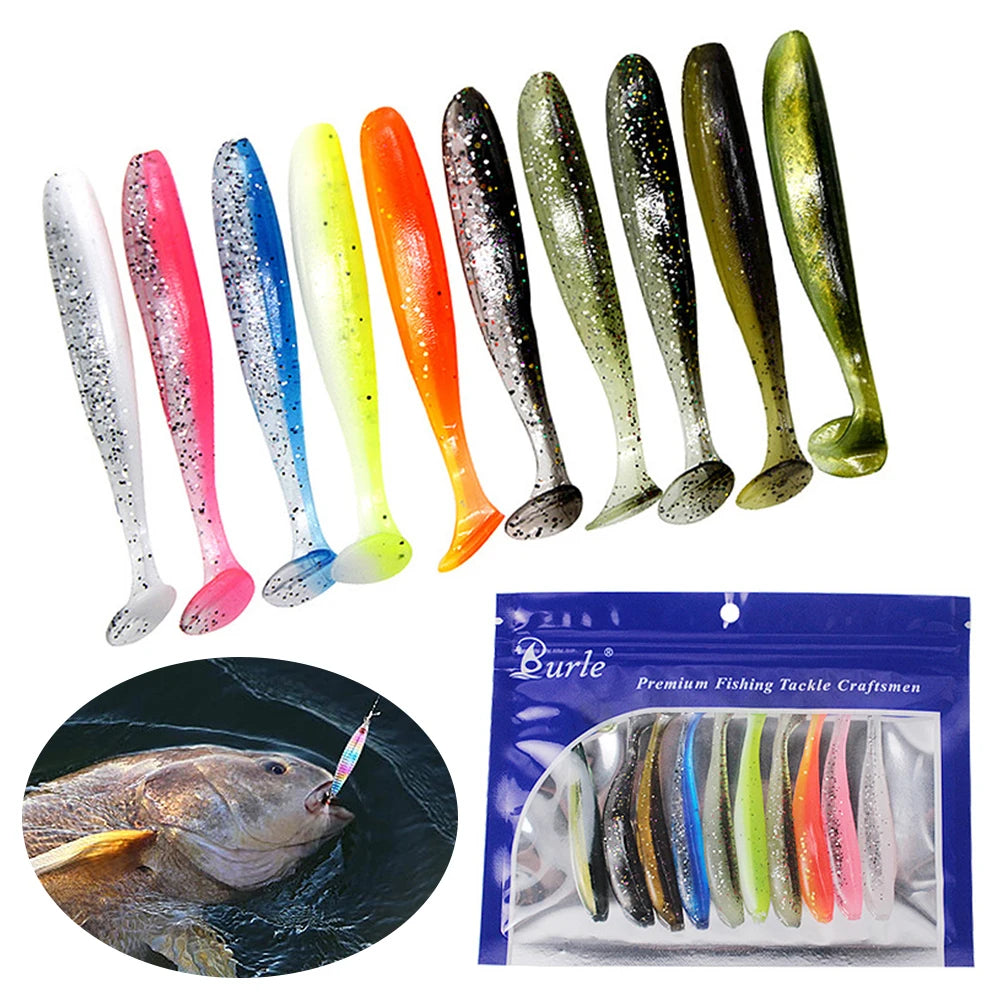 Fishing Lures Plastic T, Freshwater, Saltwater