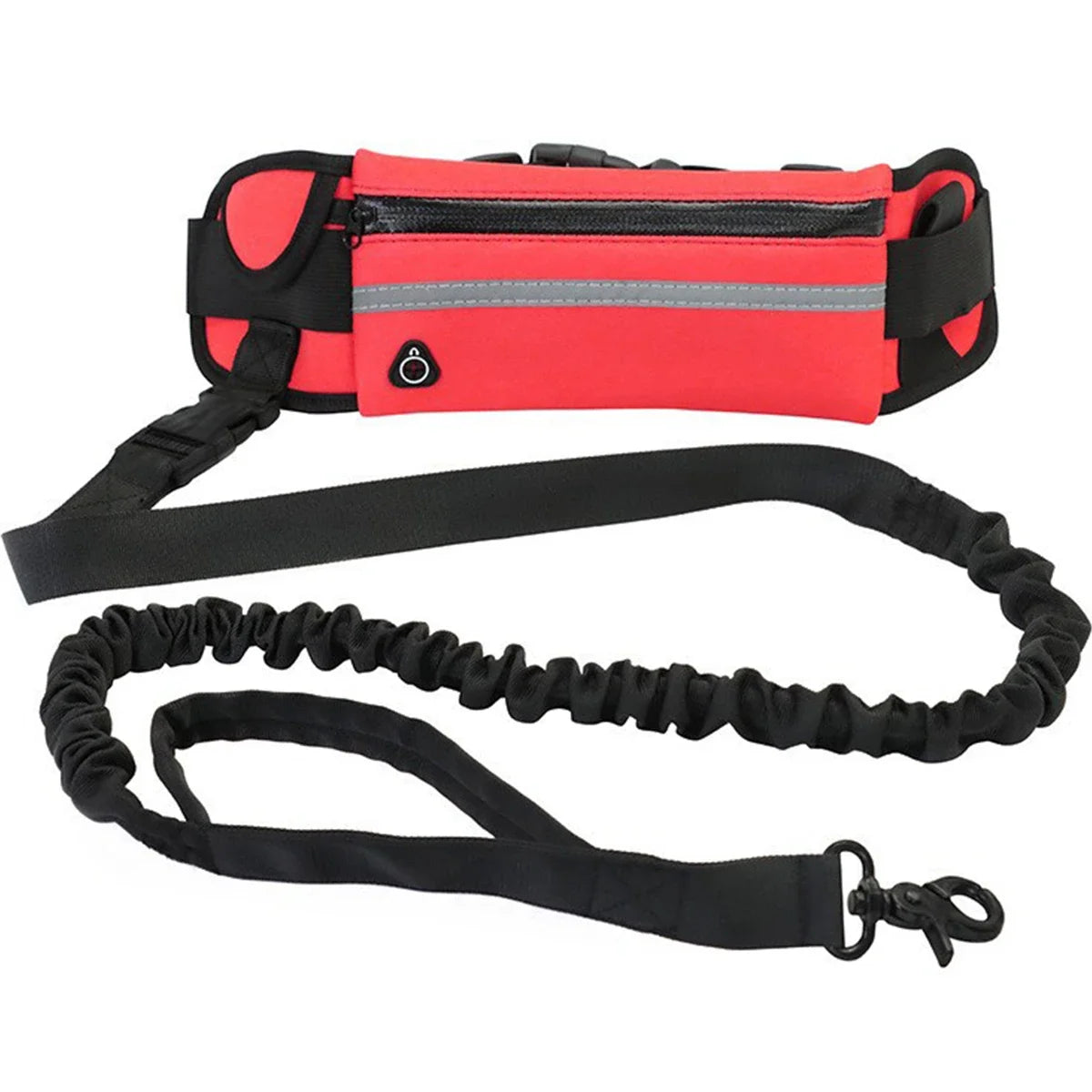 Hands Free Dog Leash, Reflective Leash with Waist Bag