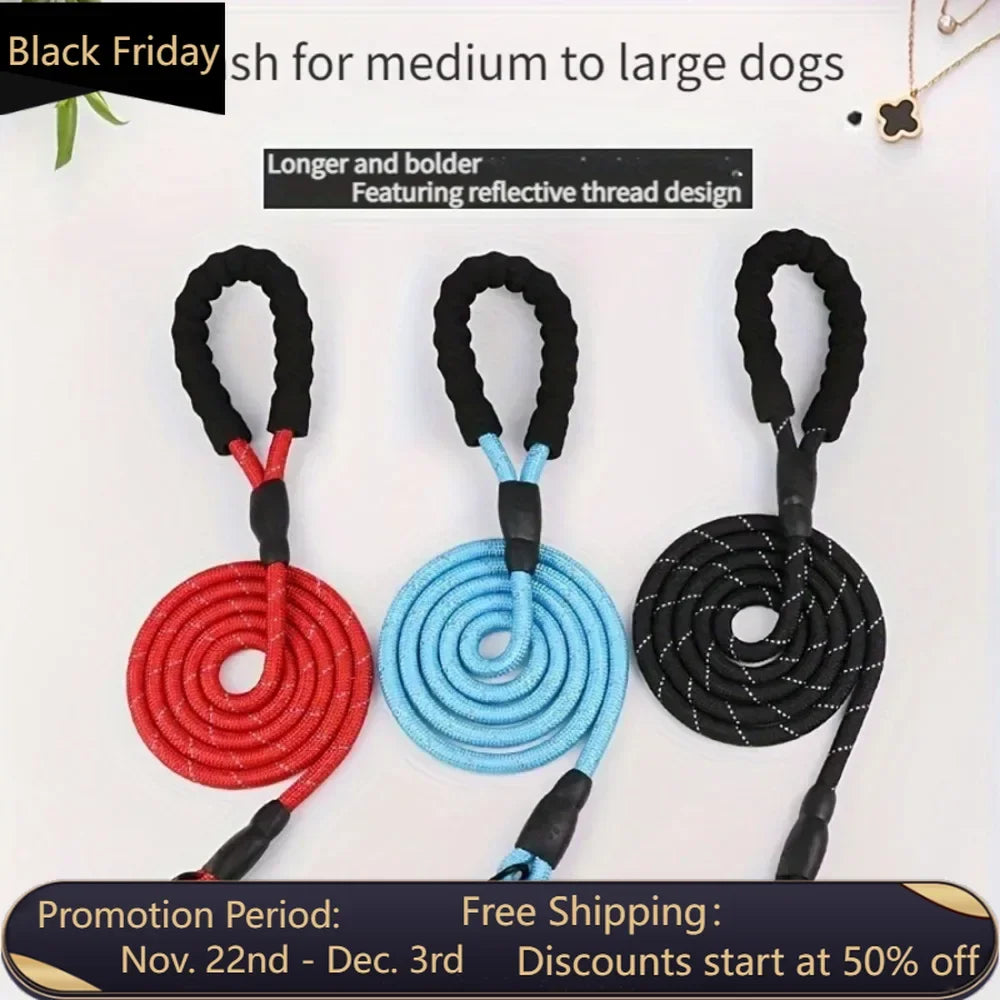 Pet Dog Leash, Dog Leads with Soft Padded Handle