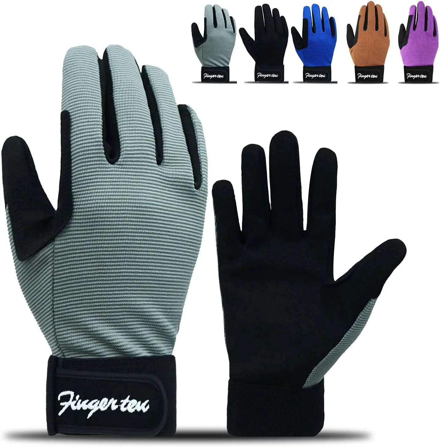 Horse Riding Gloves for Kids, Girls/Boys Mesh Breathable