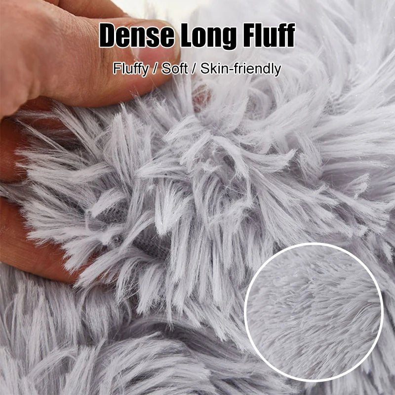 Fluffy Pet Round Dog Beds