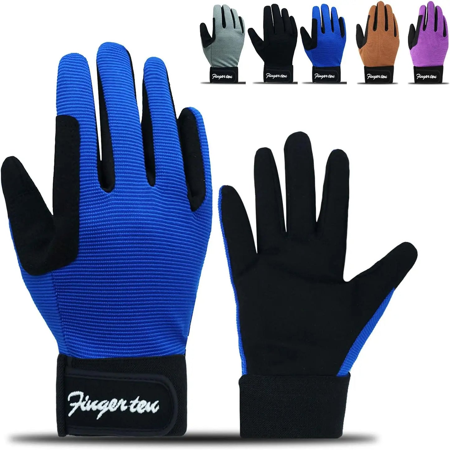 Horse Riding Gloves for Kids, Girls/Boys Mesh Breathable