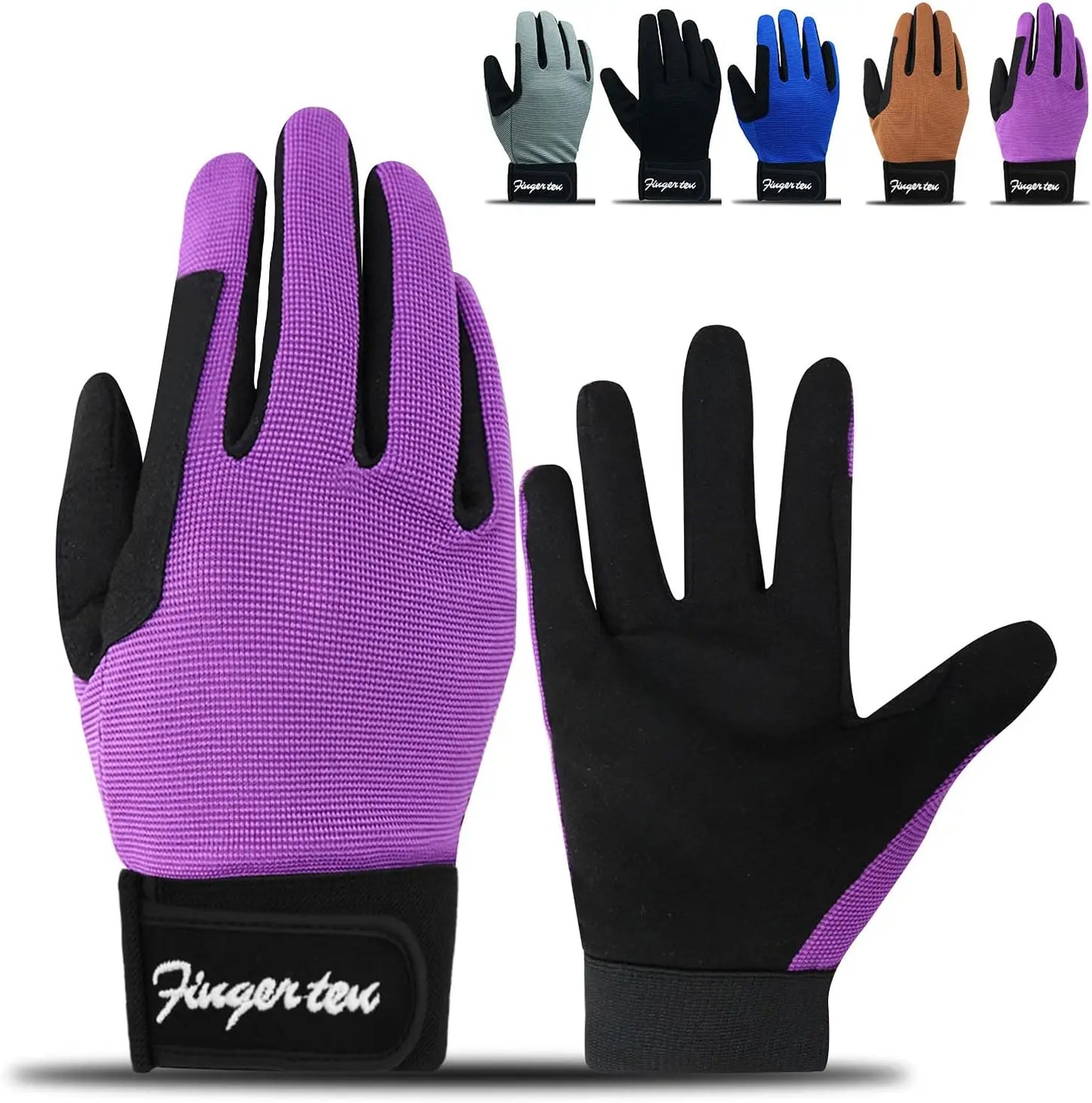 Horse Riding Gloves for Kids, Girls/Boys Mesh Breathable