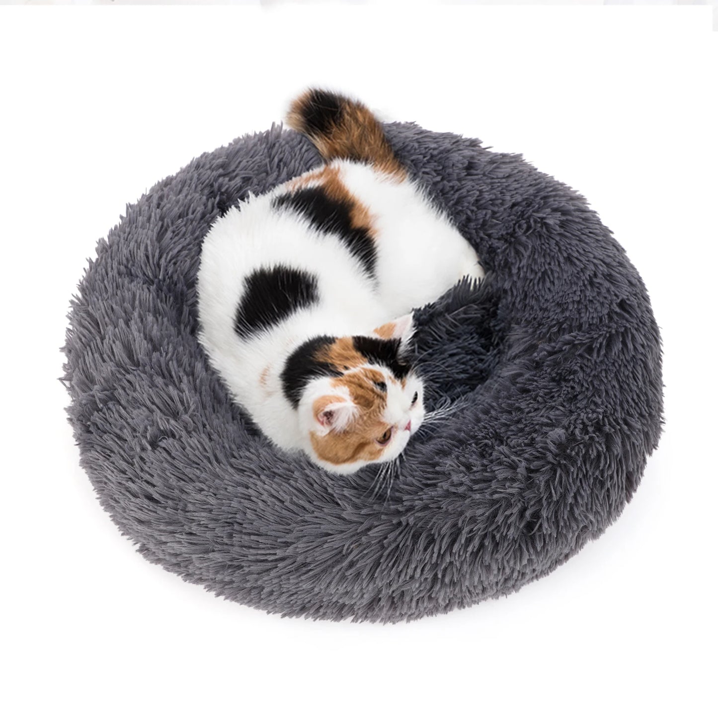 Fluffy Pet Round Dog Beds