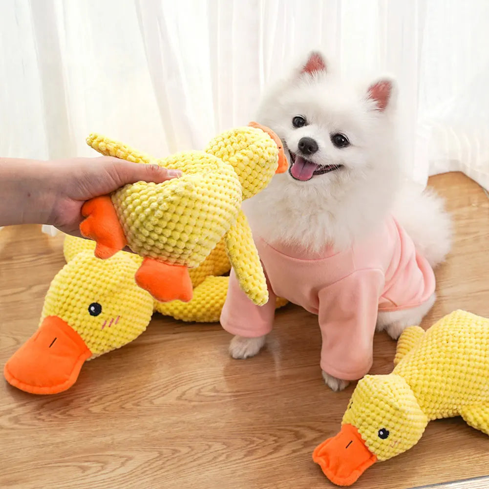 Dog Calming Duck Toy, Quacking Pet Toys f