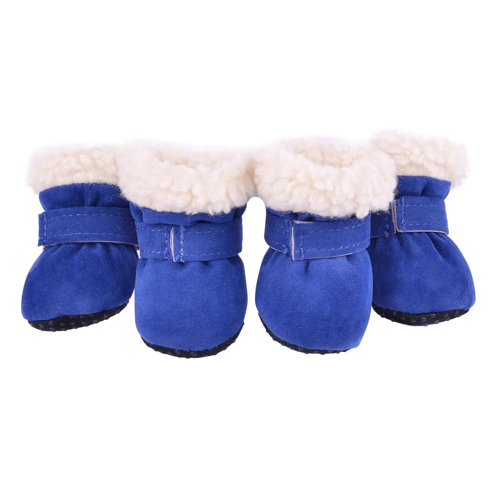 Plush Pet Dog Boots Socks, Cat Booties Footwear