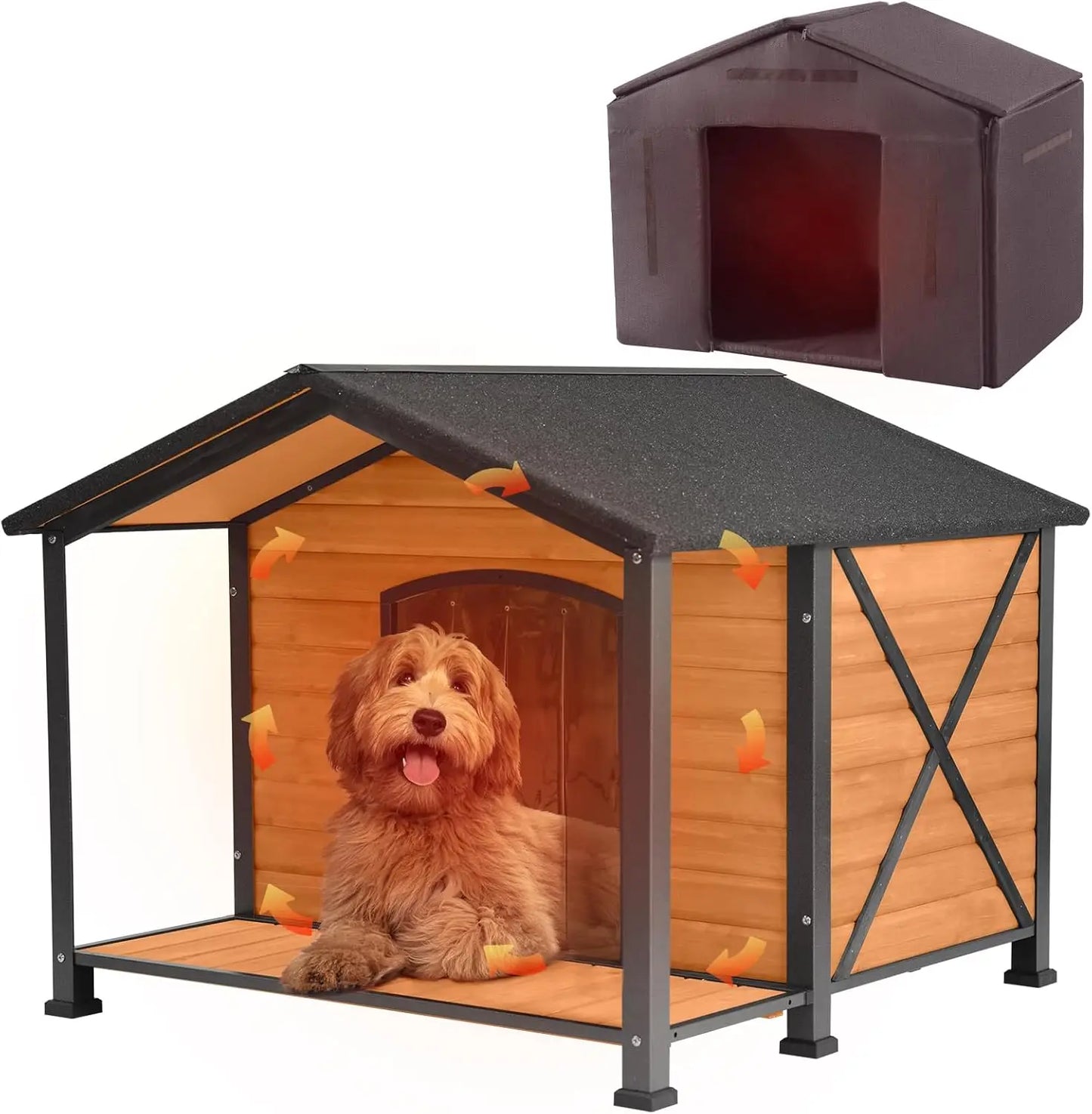 Outdoor Extra Large Dog House Insulated