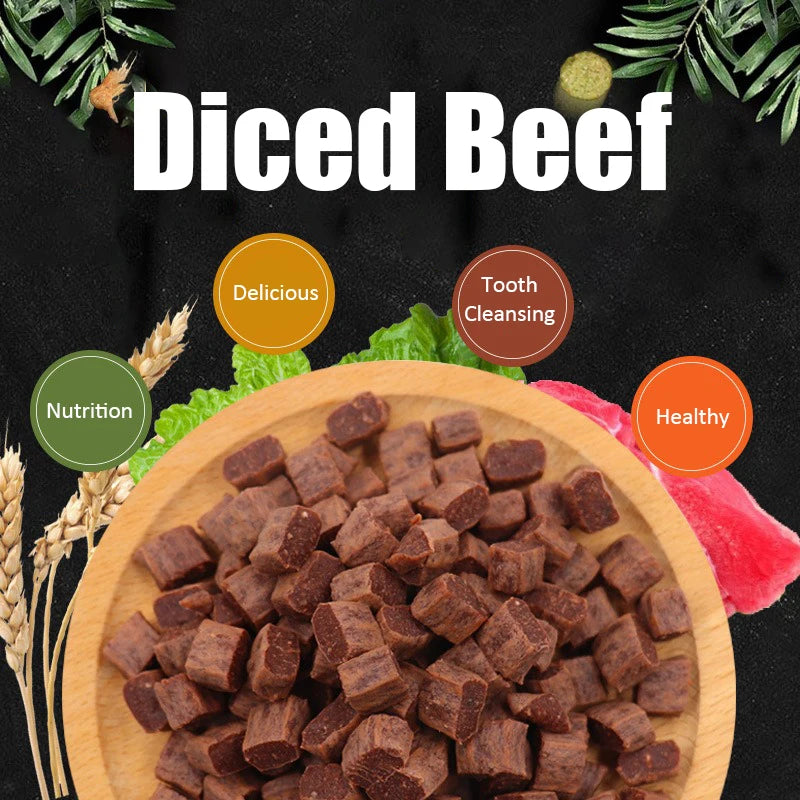 Dog Beef Snack Particles