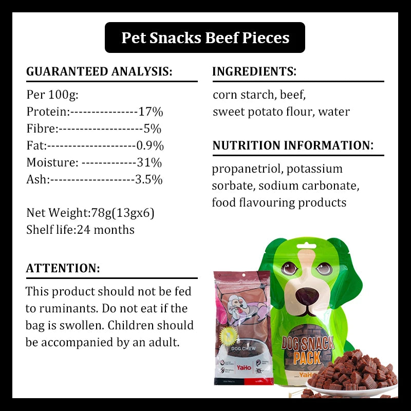 Pet Snacks Beef Particles