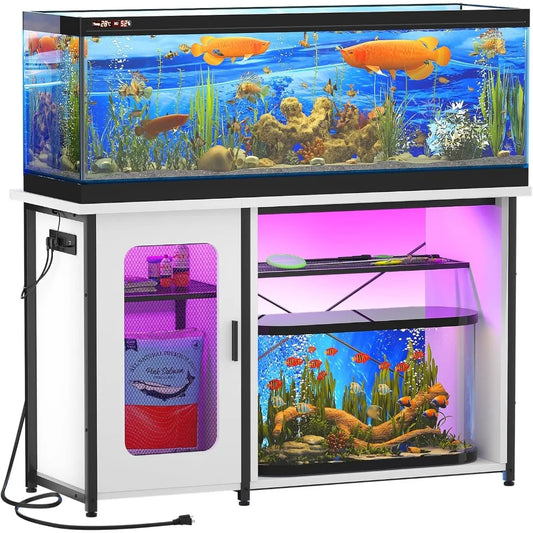 55-75 Gallon Fish Tank Stand with Power Outlet