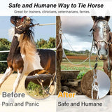 1 Set Heavy-Duty Horse Tie Ring Horse Training Equipment Prevent Horses From Pulling Back 1 Set Heavy-Duty Horse Tie Ring Horse Training Equipment Prevent Horses From Pulling Back
