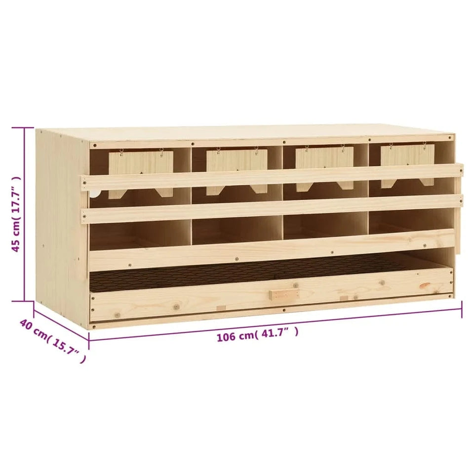 1pcs / United States Chicken Laying Nest 4 Compartments Pine Wood Nesting Box Farming Supplies 106x40x45cm Chicken Laying Nest 4 Compartments Pine Wood Nesting Box Farming Supplies 106x40x45cm