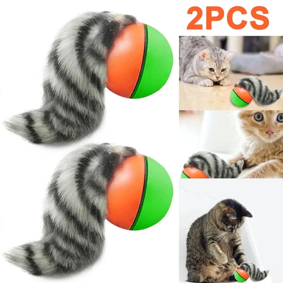 2PCS / United States 2PC/1PC Cat Interactive Ball Toys Automatic Rolling Ball Rechargeable 2PC/1PC Cat Interactive Ball Toys Automatic Rolling Ball Rechargeable