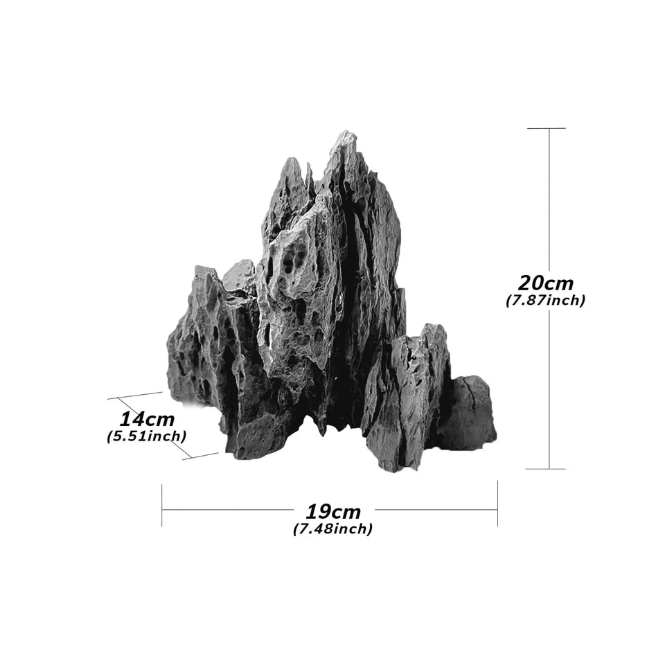 7.48x5.51x7.87inch / United States Aquarium Resin Seiryu Stone Model PH Nature Aquarium Rocks for Micro-Landscapes Aquarium Resin Seiryu Stone Model PH Nature Aquarium Rocks for Micro-Landscapes