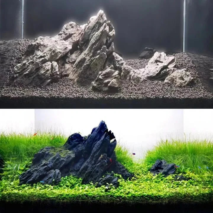 Aquarium Resin Seiryu Stone Model PH Nature Aquarium Rocks for Micro-Landscapes Aquarium Resin Seiryu Stone Model PH Nature Aquarium Rocks for Micro-Landscapes