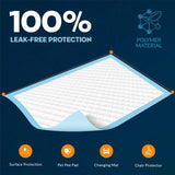 Blue / United States 100 17.7"x13" inch 6-layer protective structure, Disposable absorbent dog training pads 100 17.7"x13" inch 6-layer protective structure, Disposable absorbent dog training pads