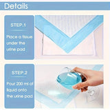 Blue / United States 100 17.7"x13" inch 6-layer protective structure, Disposable absorbent dog training pads 100 17.7"x13" inch 6-layer protective structure, Disposable absorbent dog training pads