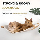 Cat Hammock Wall Mounted Cat Shelf With Two Steps For Sleeping, Playing, Climbing, And Lounging Cat Hammock Wall Mounted Cat Shelf With Two Steps For Sleeping, Playing, Climbing, And Lounging