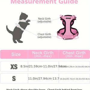 Cat Leash Non-Slip Adjustable Leash Non-Slip Cat Leash Vest Pet Chest Carrier Cat Leash Non-Slip Adjustable Leash Non-Slip Cat Leash Vest Pet Chest Carrier