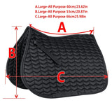 Classic saddle pad with elegant and unusual quilting. The girth loops are opened by a touch tape fastener. Classic saddle pad with elegant and unusual quilting. The girth loops are opened by a touch tape fastener.
