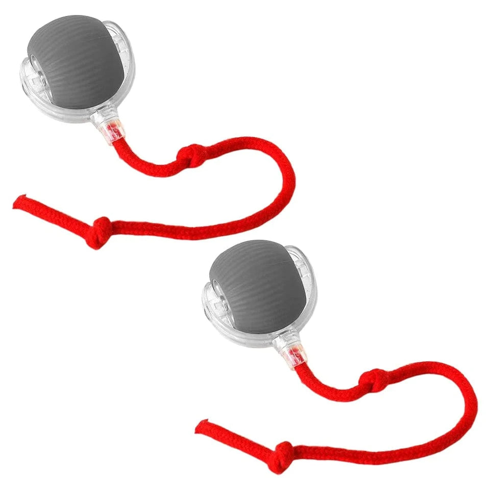 Grey 2Pcs / United States 2PC/1PC Cat Interactive Ball Toys Automatic Rolling Ball Rechargeable 2PC/1PC Cat Interactive Ball Toys Automatic Rolling Ball Rechargeable