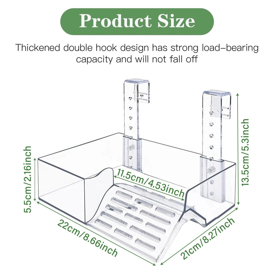 L / United States Hanging Turtle Basking Platform, Aquatic Reptile Ramp Dock with Adjustable Telescopic Clasp Hanging Turtle Basking Platform, Aquatic Reptile Ramp Dock with Adjustable Telescopic Clasp