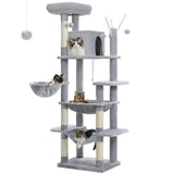 Large Cat Tree for Indoor Large Cats Tall Cat Tower for Fat Cats with Super Big Hammock, Cat Climbing Trees with Scratching Post Large Cat Tree for Indoor Large Cats Tall Cat Tower for Fat Cats with Super Big Hammock, Cat Climbing Trees with Scratching Post