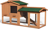 Natural / United States Large Chicken Coop, Wooden Hen House, Rabbit Ramp Large Chicken Coop, Wooden Hen House, Rabbit Ramp
