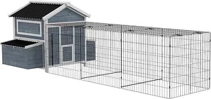 None / United States Wooden Chicken Coop with Nesting Box, Outdoor Poultry Cage with Run, Metal Kennel Hutch Chickens Wooden Chicken Coop with Nesting Box, Outdoor Poultry Cage with Run, Metal Kennel Hutch Chickens