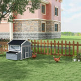 None / United States Wooden Chicken Coop with Nesting Box, Outdoor Poultry Cage with Run, Metal Kennel Hutch Chickens Wooden Chicken Coop with Nesting Box, Outdoor Poultry Cage with Run, Metal Kennel Hutch Chickens