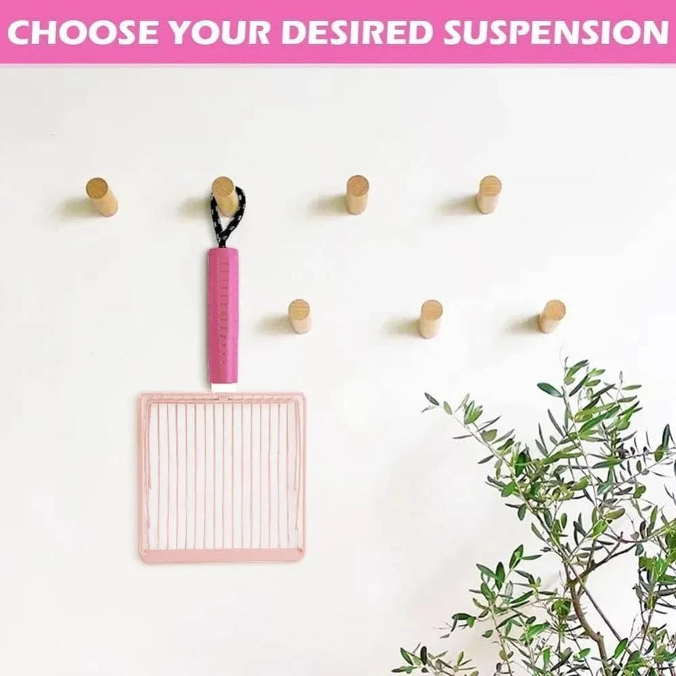 pink / United States Cat Litter Scoop,Metal, Bar Grid Shape with Suspendable Cord (Pink) Cat Litter Scoop,Metal, Bar Grid Shape with Suspendable Cord (Pink)
