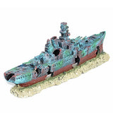 United States Aquarium Creative Warship Wreckage Shipwreck Decorations, Cave Decor Accessories Aquarium Creative Warship Wreckage Shipwreck Decorations, Cave Decor Accessories