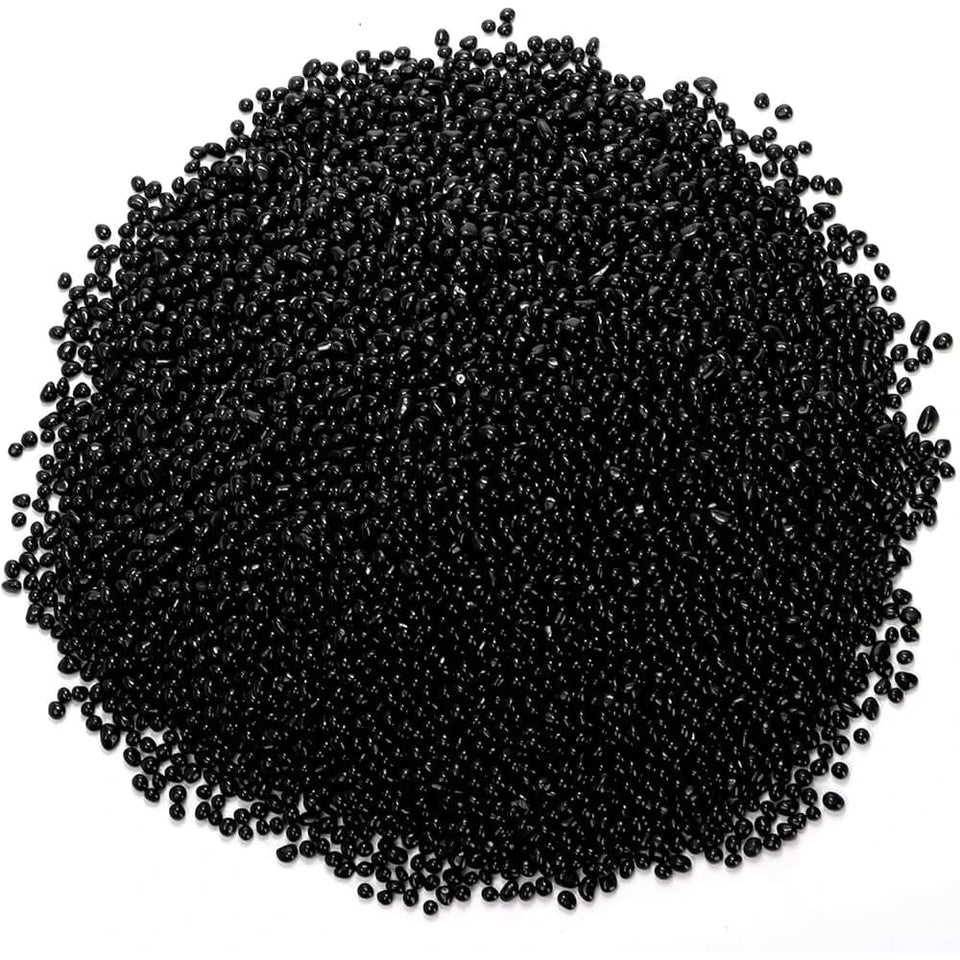 United States Aquarium Gravel Polished Black Crystal Chip Stone, Natural Decorative Fish Tank Landscaping Plant Soil Aquarium Gravel Polished Black Crystal Chip Stone, Natural Decorative Fish Tank Landscaping Plant Soil