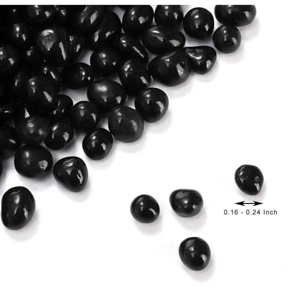 United States Aquarium Gravel Polished Black Crystal Chip Stone, Natural Decorative Fish Tank Landscaping Plant Soil Aquarium Gravel Polished Black Crystal Chip Stone, Natural Decorative Fish Tank Landscaping Plant Soil
