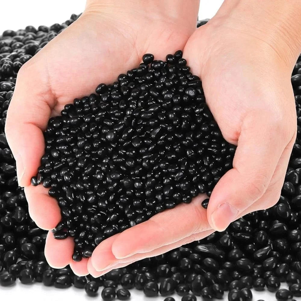 United States Aquarium Gravel Polished Black Crystal Chip Stone, Natural Decorative Fish Tank Landscaping Plant Soil Aquarium Gravel Polished Black Crystal Chip Stone, Natural Decorative Fish Tank Landscaping Plant Soil